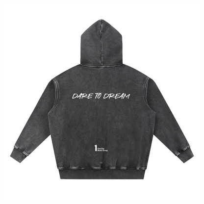 ODMG Dare to Dream Snow Wash Fleece Oversize Hoodie