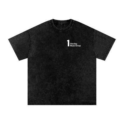 ODMG Team Shirt; Snow Washed Oversized